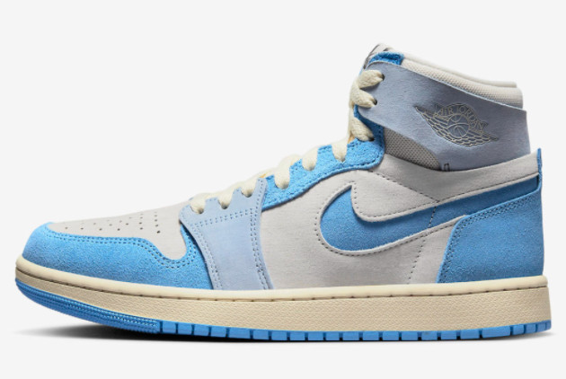 Air Jordan 1 High Zoom CMFT 2 "University Blue" Phantom/University Blue-Ice Blue-Gym Red DV1305-004